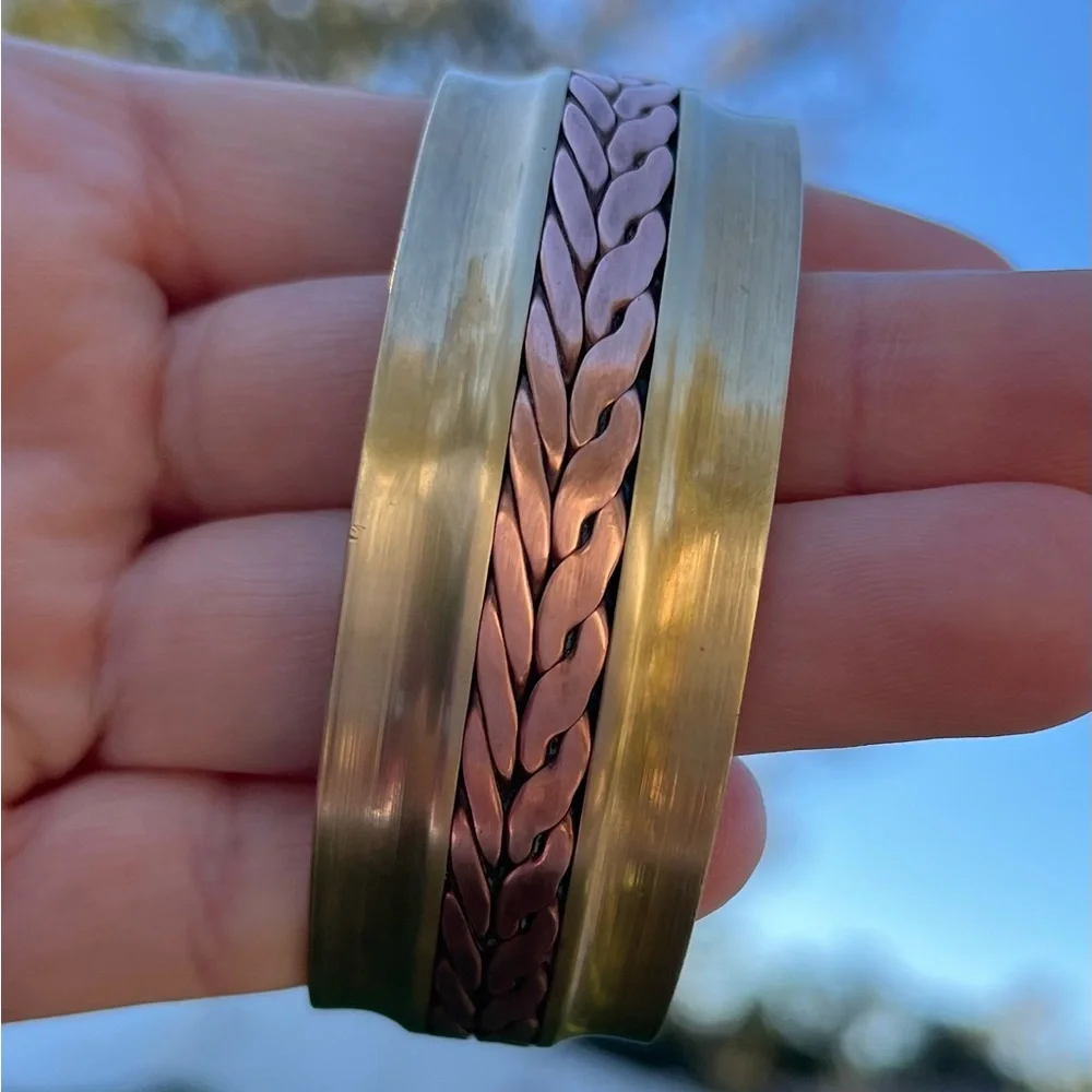 COPPER Wide Bangle/Cuff - Picture 14 of 14